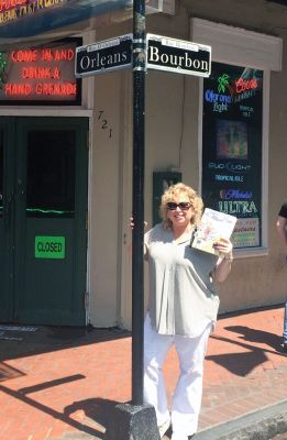 New Orleans
Michelle "Miki" McGreevy poses with The Wanderer on Bourbon Street when she recently adventured to New Orleans, Louisiana! 
