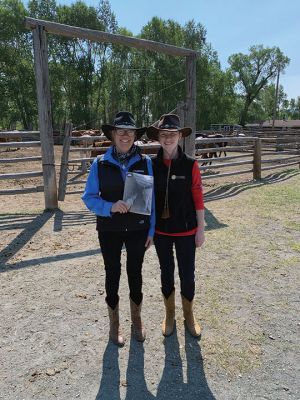 Circle Bar Guest Ranch
From left: Raquel and Hannah Powers of Rochester did some sightseeing on horseback while staying at the Circle Bar Guest Ranch in Hobson, Montana. They also had a great time hiking, learning to rope, and experiencing authentic prairie ranch life. Photo courtesy of Raquel Powers
