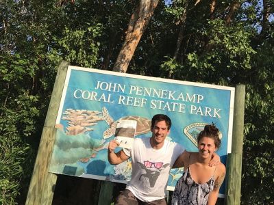 John Pennekamp National Park
Andrew Whalen and Tori Thomas of Mattapoisett when to key largo John Pennekamp National Park
