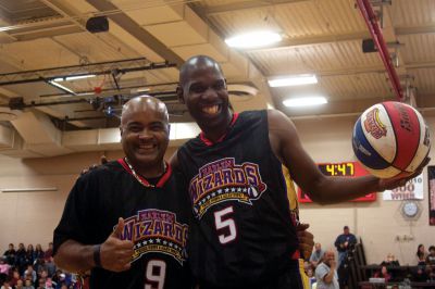 Harlem Wizards
On Monday, November 5, 2012, ORR gym hosted a charity basketball game between the Harlem Wizards and Wareham Warriors.  The Warriors were made up of Wareham students and staff, as well as ORR basketball coach Steve Carvalho and ORRJHS principal Kevin Brogioli. Photo by Eric Tripoli. 
