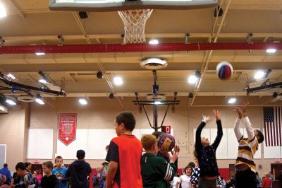 Harlem Wizards
On Monday, November 5, 2012, ORR gym hosted a charity basketball game between the Harlem Wizards and Wareham Warriors.  The Warriors were made up of Wareham students and staff, as well as ORR basketball coach Steve Carvalho and ORRJHS principal Kevin Brogioli. Photo by Eric Tripoli. 
