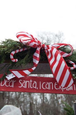 Christmas Wreath Sale 
Team “Sole Survivor” held its annual Christmas wreath sale last weekend beginning on Black Friday, and they will continue to sell hand-decorated wreaths and crafts throughout this weekend while supplies last. The group is stationed out front of 428 Wareham Road (Route 6) in Marion. All proceeds benefit the Tri-Town Relay for Life. Photos by Colin Veitch
