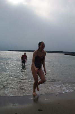 Christmas Plunge
An ice-cold Christmas morning in Mattapoisett did not stop citizens from jumping all the way into the waters of Mattapoisett Town Beach in support of Helping Hands and Hooves. Photos by Mick Colageo
