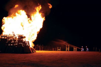 Bonfire Celebration
The bonfire at Mattapoisett's Barstow Wharf on Saturday, August 8 at 8:30 pm was part of Heritage Days, which took place from Friday through Sunday throughout Mattapoisett. Photo by Adam Silva
