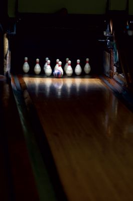 Senior Bowling League
Due to lack of interest, Mattapoisett's senior bowling league is looking at disbanding. On Wednesday mornings, seniors have gathered at the bowling lanes in Mattapoisett for some conversation and friendly competition. Organizer Norma Jones said that the tradition would be discontinuing, but some folks still came out for one more game on September 7. Photo by Felix Perez. 
