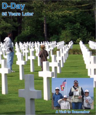 65 Years Later
Photos of Omaha Beach in Normandy, in honor of the 65th anniversary this June 6, 2009. Bernard Talty with his family. Photos submitted by Bernard Talty. (June 4, 2009 edition cover)
