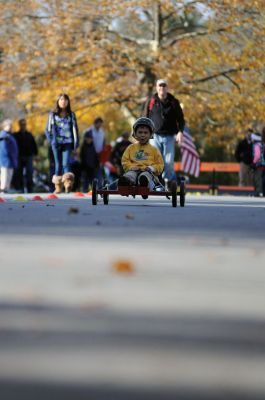 Soapbox Derby
Under the direction of Will Poirier, the Marion Pack 32 held their annual Soapbox Derby on Sunday, November 13 on Holmes Street. All the dens built their own cars this year. Photo by Felix Perez.
