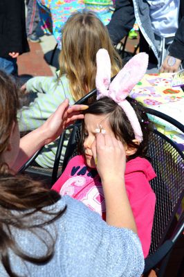 Easter in Rochester
There was no other place a kid in Rochester would rather be the day before Easter than in the fields at Plumb Corner. Well over a hundred children lined the two fields, ready to hunt the hundreds of colorful plastic Easter eggs filled with candy that lay in the grass before them. Photo by Jean Perry
