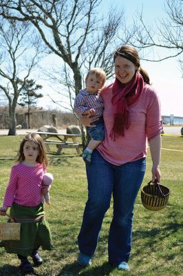 Ned’s Point Easter
The sky was blue above the greening grass on that sunny spring Mattapoisett morning by the sea. On April 12, families gathered at Ned’s Point to celebrate Easter early with a traditional Easter egg hunt, sponsored by the Mattapoisett Lions Club. The Easter Bunny hopped over for a visit, giving children hugs and high-fives as parents scurried to take photos and comfort the smaller ones who were a little reluctant to approach. Photo by Jean Perry
