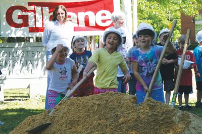 RMS Groundbreaking
It was a momentous day in Rochester on May 28, 2010, when the school held a groundbreaking ceremony for the Rochester Memorial School project, scheduled to be completed in the 2010/2011 school year. The $26M project will renovate the existing building and add a considerable addition to accommodate Rochesters growing population. Photo by Anne OBrien-Kakley.
