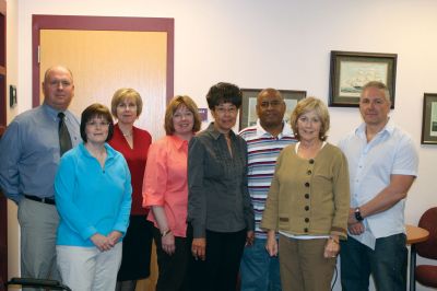 ORR Health and Wellness
The ORR Health and Wellness Committee 2010 gathers to present a check to Bill and Caroline Gracia in honor of their late son Josh on April 15, 2010. The $300 check was the result of funds raised from a recent Health and Wellness Fair held on March 31. Photo by Anne OBrien-Kakley.
