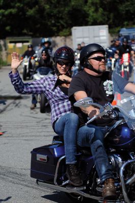 Brad Barrows Bike Run
On Saturday, September 15, dozens of motorcycle riders gathered at Rick’s Tavern in Mattapoisett to participate in the 3rd Annual Brad Barrows Bike Run from Mattapoisett to Bridgewater.  All money raised will be donated to youth sports in the Tri-Town and in Fairhaven.  Photo by Felix Perez.
