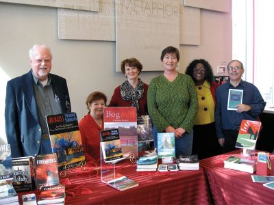 Local Authors
Authors Without Borders, a group of authors from Rochester, New Bedford, Fairhaven and Lakeville will offer a workshop and panel discussion at Bristol-Plymouth Regional Technical School in Taunton on April 10. The program will be entitled New Age Challenges in Publishing and Writing and the seasoned authors will offer expert advice to aspiring area writers. To register for this workshop, visit www.bptech.org or call the school at 508-823-5151. Photo courtesy of Alberta Sequeira.
