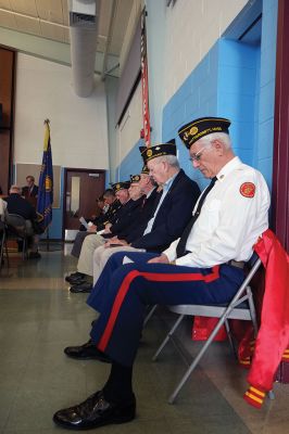 Veteran's Day 2013
The Tri-Town honored veterans on Monday with moving programs. In Marion, the parade included Cub Scout Pack 32, Master of Ceremonies Joe Napoli, and the Sippican School Band. In Mattpoisett, Daniel Mazzuca gave a speech that focused on what our country can do for veterans in need of jobs, housing, and mental health services. The Old Hammondtown School band and chorus provided strong performances. Photos by Joan Hartnet-Barry & Shawn Badgley. November 14, 2013 edition
