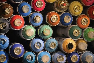 Ryan McFee
This week’s Tri-Town Profile features area artist and Mattapoisett resident Ryan McFee. McFee has an art studio/gallery in New Bedford and is also known for his large-scale murals and street art. Photos by Jonathan Comey
