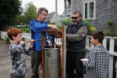 Mattapoisett Historical Society’s Fall Festival
Kids of all ages gathered at the Mattapoisett Historical Society’s Fall Festival on Saturday to experience what life and work were like for generations past. For more on the fun and food, see page 13. Photos by Marilou Newell and Felix Perez. 
