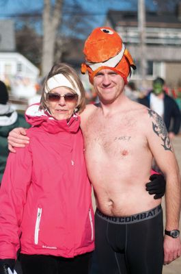 2015 Freezin’ for a Reason Polar Plunge
The 2015 Freezin’ for a Reason Polar Plunge on New Year’s Day at Town Beach in Mattapoisett was a splashing success, according to event coordinator Michelle Huggins. The third annual polar plunge raised nearly $10,000 to provide financial assistance to local families battling cancer. Many participants donned costumes, competing for the best costume trophy.  Photo by Felix Perez
