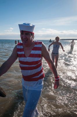 2015 Freezin’ for a Reason Polar Plunge
The 2015 Freezin’ for a Reason Polar Plunge on New Year’s Day at Town Beach in Mattapoisett was a splashing success, according to event coordinator Michelle Huggins. The third annual polar plunge raised nearly $10,000 to provide financial assistance to local families battling cancer. Many participants donned costumes, competing for the best costume trophy.  Photo by Felix Perez
