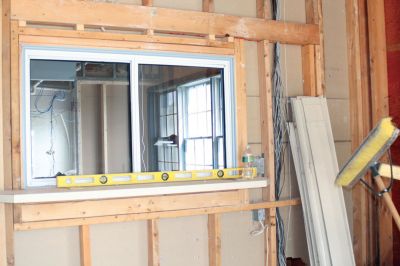 Police Progress
Much of the first floor of the Mattapoisett police station first floor is stripped down to studs, thanks to a May 28 second-floor burst pipe that did serious damage to the building. The second floor will need a new floor and the first floor needs new ceiling tiles, new drywall and flooring. Photo by Anne OBrien-Kakley.
