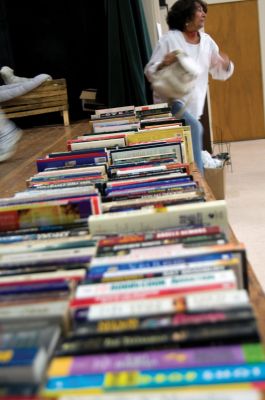 Rummage Sale!
There were lots of little treasures to choose from when the Mattapoisett Congregational Church held their annual rummage sale on Saturday, May 15, 2010. Items for sale included clothing, books and decorative items. Photo by Felix Perez.
