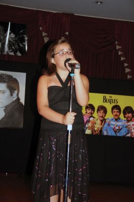 Magic Of Music Idol 
Twelve-year-old Sara Achorn of Rochester sings "And I Am Telling You" by Jennifer Hudson on Saturday, April 30, 2011, in the Fourth Annual Magic Of Music Idol Competition at the Mattapoisett Knights of Columbus. Ms. Achorn won the overall competition, beating out 26 other competitors. Photo courtesy of Sharon Jensen.
