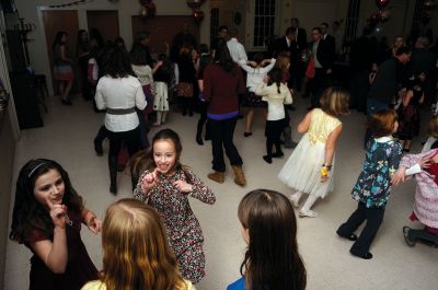 Sweetheart Dance 
Girls Scout Sweetheart Dance held at the Mattapoisett Congregational Church on February 11, 2012. Photo by Felix Perez
