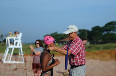 Buzzards Bay Swim
On Saturday, July 7, over 200 swimmers plunged into Buzzards Bay for the 9th Annual Buzzards Bay Swim.  The Buzzards Bay Coalition runs the event each year, trying to raise money for their restoration efforts for the Buzzzards Bay Watershed.  Photo by Felix Perez. 
