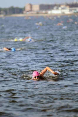 Buzzards Bay Swim
On Saturday, July 7, over 200 swimmers plunged into Buzzards Bay for the 9th Annual Buzzards Bay Swim.  The Buzzards Bay Coalition runs the event each year, trying to raise money for their restoration efforts for the Buzzzards Bay Watershed.  Photo by Felix Perez. 
