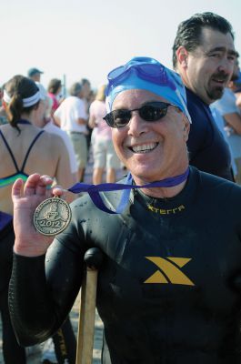 Buzzards Bay Swim
On Saturday, July 7, over 200 swimmers plunged into Buzzards Bay for the 9th Annual Buzzards Bay Swim.  The Buzzards Bay Coalition runs the event each year, trying to raise money for their restoration efforts for the Buzzzards Bay Watershed.  Photo by Felix Perez. 
