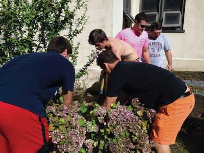 Tabor Academy’s Day of Service
Tabor Academy’s Day of Service was a success, spanning much of the South Coast during ambitious volunteer projects. Scores of students participated in work at the Bog Jog, at the Sippican School in Marion and Alma Del Mar in New Bedford, and at the Dartmouth YMCA, where they picked 2,150 pounds of eggplant, tomatoes, squash, as well as sweet and hot peppers, amounting to upward of 9,000 servings for those in need. Photos courtesy Tabor Academy. 
