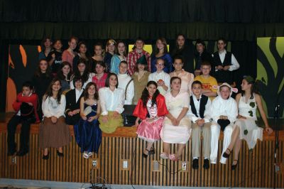 Into The Woods
Old Rochester Regional Junior High's drama club is gearing up to present "Into The Woods," a story of many fairy tales combined. The play is under the direction of Corinne Coates, who assumed the role of Theater Director at the school this year. Photo by Laura Pedulli
