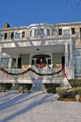 Deck the Doors
Winners of Mattapoisetts Second Annual Deck the Doors Contest, sponsored by the Mattapoisett Womens Club, include 24 Main Street, which was awarded the Theme Award. (Photo by Kenneth J. Souza).
