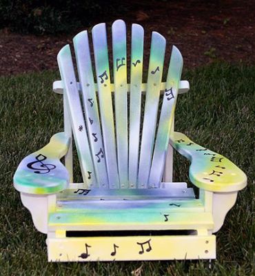 Adirondack Art
One of 17 hand-painted Adirondack chairs included in a Silent Auction fundraiser for the Sippican Womans Club. The chairs and bidding sheets are now on display through August 4 at Spirits, the Marion Historical Society, Hiller Fuels, China Trader Antiques, Eastern Bank, Sippican Cafe, The Bookstall, Coldwell Banker, Uncle Jons Coffee, the Sippican Lands Trust, West Marine, Edens Landscapes, The Elizabeth Taber Library, Marion Sports Shop, Converse Realty, Kinlin Grover and the Sippican Tennis Club.
