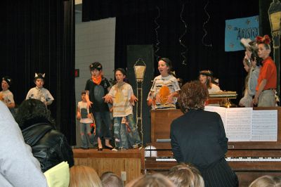 Purr-Fect!
Eighty fourth grade students at Rochester's Memorial School staged two rousing performances of the Disney classic 'The Aristocats' on Thursday, January 29 at the school. (Photo by Sarah K. Taylor).
