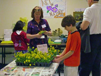 Sippican Arts in Action
A weeklong fund-raising effort at Sippican School in Marion concluded with the Second Annual Arts in Action event on Saturday, April 28. Artists, musicians and creative people of all types were on hand to provide a sampling of their talents in an effort to raise money for the school's library. (Photo by Robert Chiarito).
