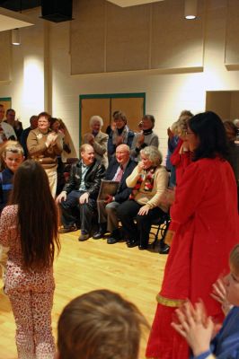 Braitmayer Benefactor
Staff and students at Sippican School in Marion recently honored the Braitmayer Foundation and former student Jack Braitmayer during an all-school meeting for their years of generosity to the school. (Photo by Robert Chiarito).
