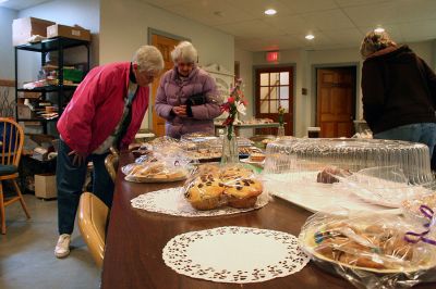 Chocolate Festival
Tri-Town Chocolate lovers were invited to feed their sweet tooths at the North Rochester Congregational Church's Annual Chocolate Festival on Saturday, April 4. Proceeds from the event will go towards restoring the church sanctuary, which was recently added to the National Register of Historicla Places. (Photo by Robert Chiarito)
