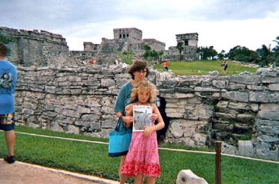 Mexican Standoff
Libby Field and her daughter, Charlotte, pose in Tulum, Mexico during an autumn break in October with a copy of The Wanderer which featured Libbys father, Horace Field, Mattapoisetts Assistant Harbormaster, and his dog Bonnie on the front cover. (05/03/07 issue)
