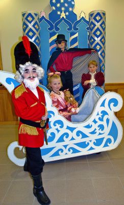 Land of Sweets
Students from Mattapoisetts Center School production of The Nutcracker are gearing up for the annual performance of the holiday classic to be staged on Friday, December 21 at 9:30 am in the Center School Gymnasium at the special request of retiring Principal Jack Murphy. The cast includes John Breault as Judge Drosselmeyer; Molly Lanagan as Clara; Patrick Cummings as Fritz; and James Goulart as The Nutcracker. (Photo by and courtesy of Laura McLean).
