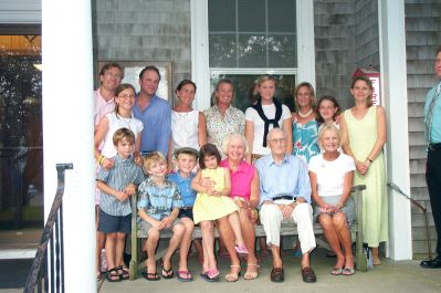 John Gibbons Bench Mark
Mattapoisett town officials, along with friends and relatives of the late John Gibbons of Mattapoisett, were on hand this past Tuesday evening for the formal dedication of a bench outside the Mattapoisett Town Hall in Mr. Gibbons memory. The bench is located alongside a similar one which was previously dedicated to late former Selectman John Jack DeCosta. Like Mr. DeCosta, Mr. Gibbons was well-known in town and was very active in all things Mattapoisett. (Photo by Kenneth J. Souza).
