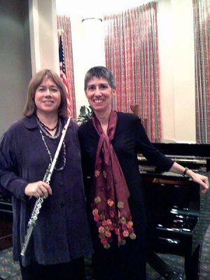 Romance and Dance
Flutist and Marion resident Wendy Rolfe and pianist Deborah DeWolf Emery will perform a tea-time concert titled Romance & Dance! at the First Congregational Church of Marion on Saturday, January 26 beginning at 5:00 pm. The program will feature lively tangos, Brazilian dances, lyrical romances, and Eastern European folk rhythms by world-renowned performers. Suggested donations at the door of $8 ($4 for students) will benefit the music program at the First Congregational Church.
