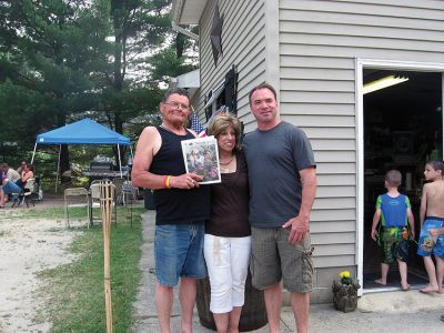 Selectman Meets Mayor
On a recent visit to Atlantic City, NJ, Mattapoisett Selectman George Randall and Elaine Vandament posed with Atlantic City Mayor Scott Evans, who all enjoy reading The Wanderer. (06/26/08 issue)

