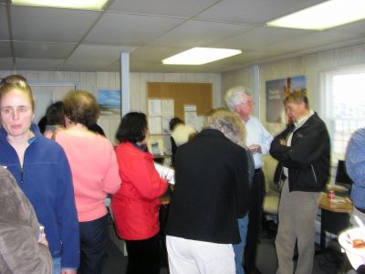 Habitat Home
Standing-room-only crowd at grand opening of Buzzards Bay Area Habitat for Humanity relocated offices in Mattapoisett on March 25. (Photo by Ricky Pursley)
