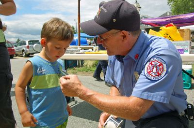 Harbor Days 2007
Mattapoisett's annual seaside Harbor Days festival, sponsored by the Mattapoisett Lions Club, was held in Shipyard Park on the weekend of July 20-22, drawing thousands of people who enjoyed craft booths, great food, amazing entertainment, and some hometown pride. (Photo by Rebecca McCullough).
