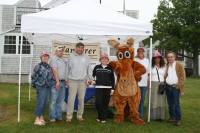 I Found the Aardvark!
Mattapoisett residents turned out for FOX 25 Morning News' live broadcast from Shipyard Park on Friday, June 6, 2008 and took time to pose with The Wanderer's aardvark.
