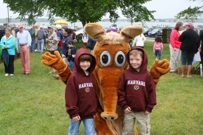 I Found the Aardvark!
Mattapoisett residents turned out for FOX 25 Morning News' live broadcast from Shipyard Park on Friday, June 6, 2008 and took time to pose with The Wanderer's aardvark.
