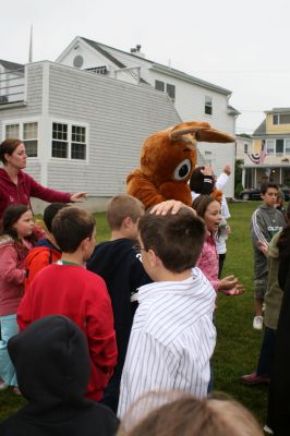 I Found the Aardvark!
Mattapoisett residents turned out for FOX 25 Morning News' live broadcast from Shipyard Park on Friday, June 6, 2008 and took time to pose with The Wanderer's aardvark.
