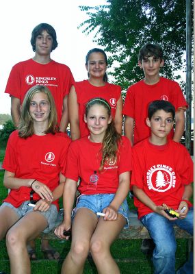 Firelighter Recipient
Max Risch of Marion (first, top row), the son of David and Jacqueline Risch, recently joined the ranks of distinction this summer when he received his Firelighter award from Kingsley Pines, an internationally recognized co-ed childrens camp in Raymond, ME. The Firelighter award is presented to individuals that set camp standards in terms of behavior, character, and leadership. It is an honor to be nominated by the staff and firelighters are looked upon as camp role models.
