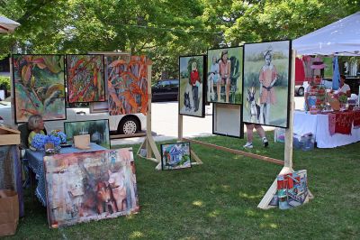 MAC Turns 50
The Marion Art Center celebrated their 50th anniversary on Saturday, July 14, 2007 with an "Arts in the Park" event at Bicenntennial Park in Marion Village that included artisans, crafts, and entertainment for all ages. (Photo by Robert Chiarito).
