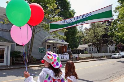 MAC Turns 50
The Marion Art Center celebrated their 50th anniversary on Saturday, July 14, 2007 with an "Arts in the Park" event at Bicenntennial Park in Marion Village that included artisans, crafts, and entertainment for all ages. (Photo by Robert Chiarito).
